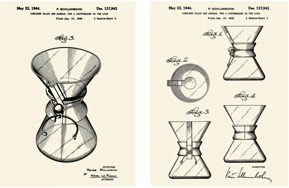 Chemex USA 6 Cup CM-6GH Handle Glass