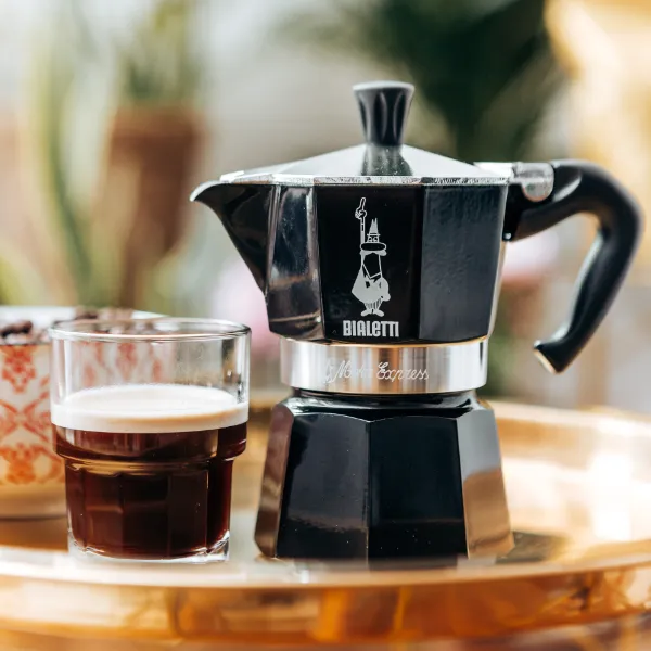 Ấm nấu cà phê Bialetti Moka Express 3 ly- màu đen