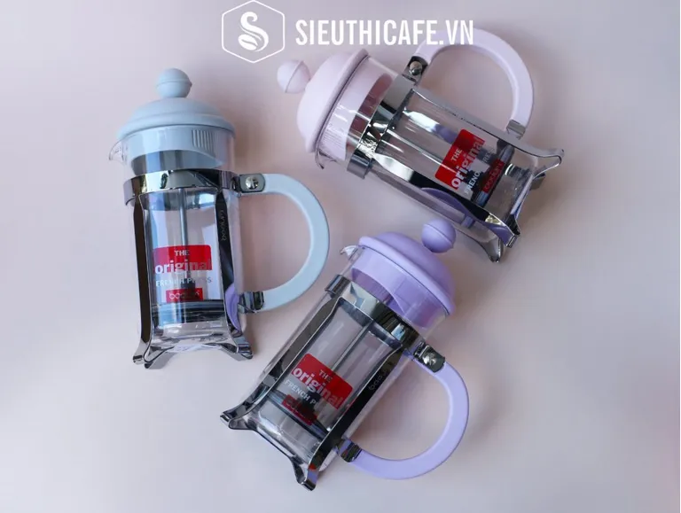BÌNH PHA CÀ PHÊ KIỂU PHÁP BODUM CAFFETTIERA FRENCH PRESS - MÀU SHADOW - 3 CUPS