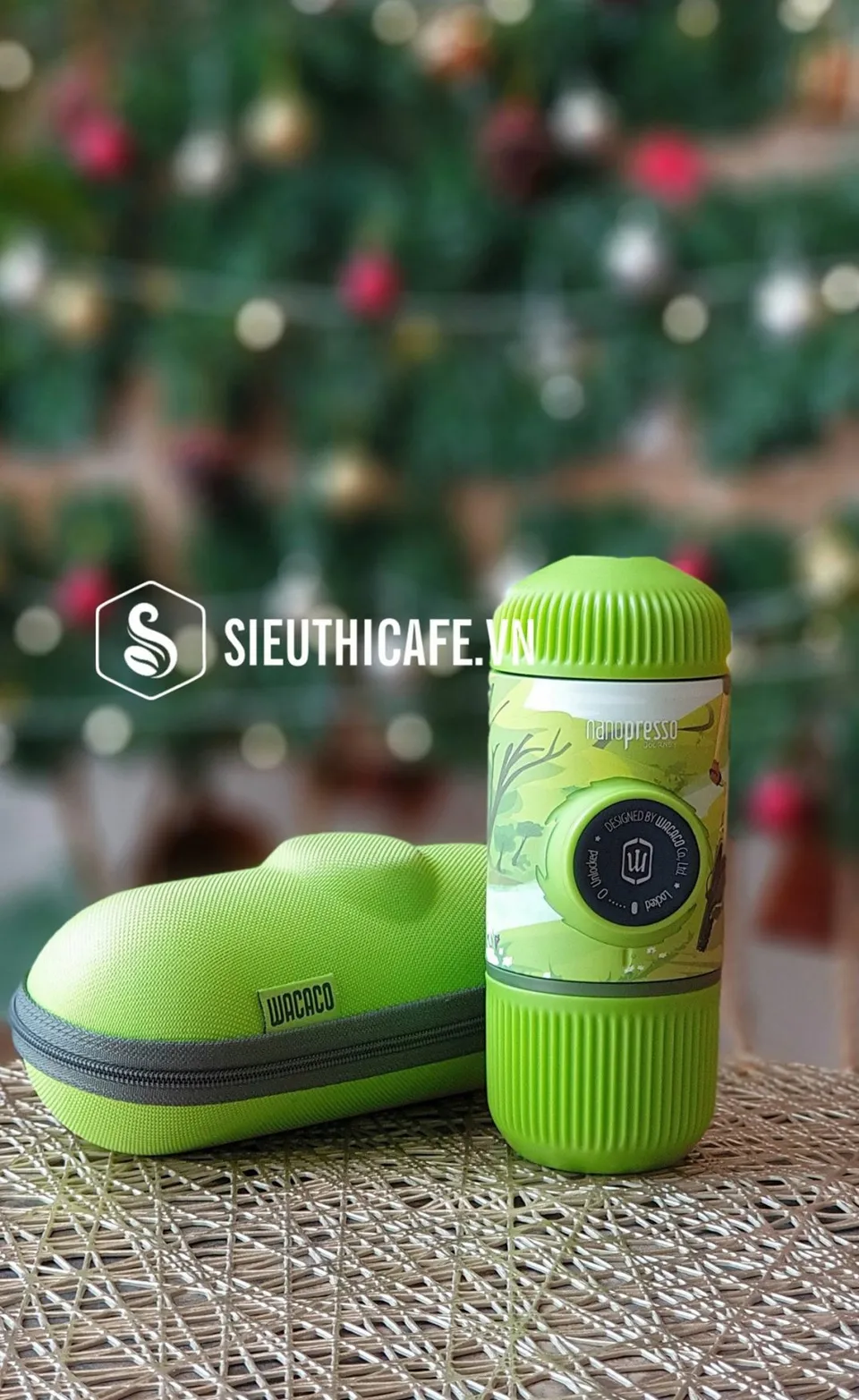 DỤNG CỤ ÉP ESPRESSO BẰNG TAY WACACO NANOPRESSO JOURNEY FOUR SEASONS + TÚI CHỐNG SỐC