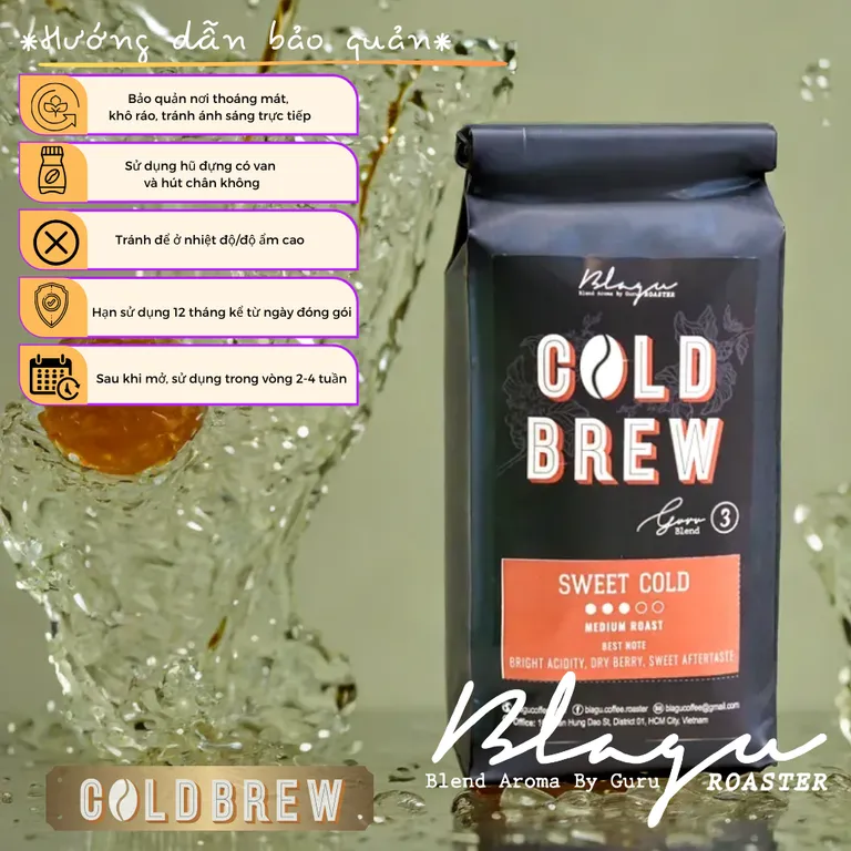 Cà phê BLAGU Cold Brew - Guru 3 - Sweet Cold