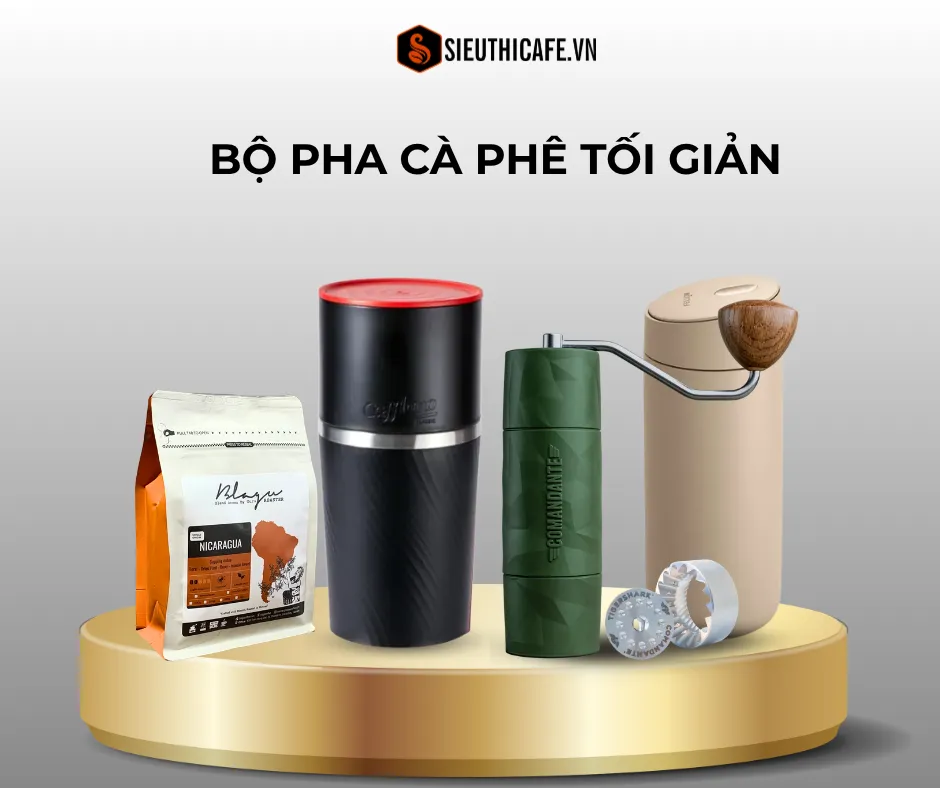 Checklist bộ pha cà phê du lịch